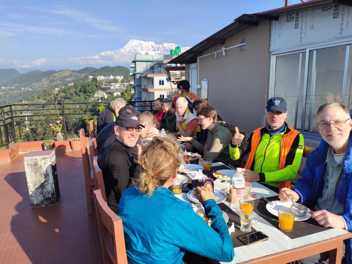 Hotel High Ground Inn Sarangkot Pokhara Kültér fotó