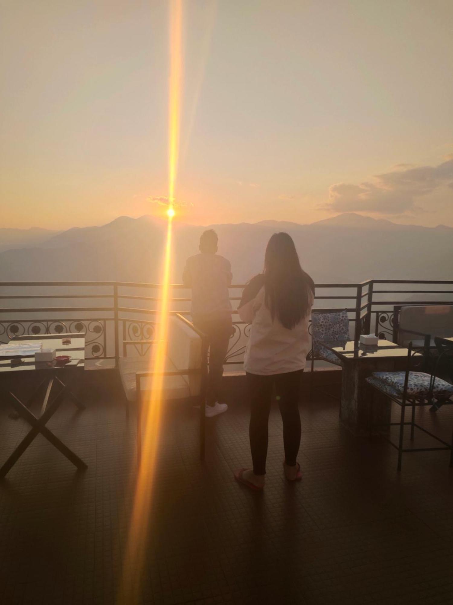 Hotel High Ground Inn Sarangkot Pokhara Kültér fotó